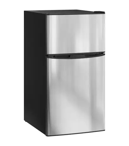 Mini Nevera Silenciosa 88 L Clase E Bajo Encimera Temperatura Regulable 5 Niveles Puerta Reversible Luz Interior Negro