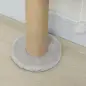 Árbol para Gatos de Pared de 5 Niveles Rascador para Gatos Estrecho con Bola y Rascadores 48x21x180 cm Gris Claro