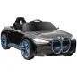 Coche Eléctrico para Niños 37-72 Meses Autorización BMW I4 con Control Remoto y Cinturón de Seguridad 115x67x45cm Negro