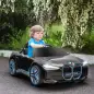 Coche Eléctrico para Niños 37-72 Meses Autorización BMW I4 con Control Remoto y Cinturón de Seguridad 115x67x45cm Negro