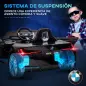 Coche Eléctrico para Niños 37-72 Meses Autorización BMW I4 con Control Remoto y Cinturón de Seguridad 115x67x45cm Negro