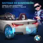 Coche Eléctrico para Niños 37-72 Meses Autorización BMW I4 con Control Remoto y Cinturón de Seguridad 115x67x45cm Blanco