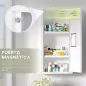 Botiquín para Medicinas de 3 Niveles Botiquín de Pared de Acero con Puerta Magnética para Cocina Baño 30x12x60 cm Blanco
