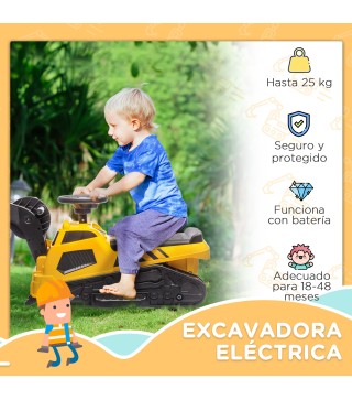 Excavadora Eléctrica Infantil