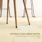 Pack de 2 Sillas de Comedor Sillas de Cocina Tapizadas de Tela de Lino con Patas de Acero Carga 120 kg 50x52x83 cm Verde Pack de 2 Sillas de Comedor Sillas de Cocina Tapizadas de Tela de Lino con Patas de Acero Carga 120 kg 50x52x83 cm Verde