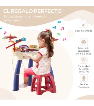 Piano Electrónico Infantil