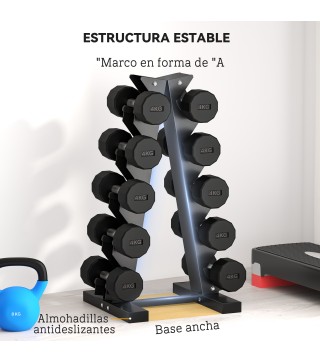 Estante para Mancuernas