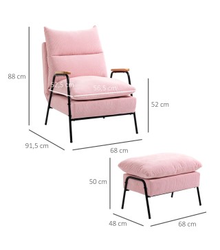 Sillón con Reposapiés