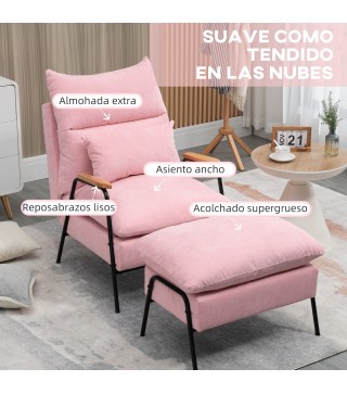 Sillón con Reposapiés