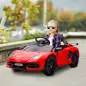 Coche Eléctrico Lamborghini para Niños Velocidad Max.5 km/h Puerta de Tijera con Control Remoto MP3 Rojo