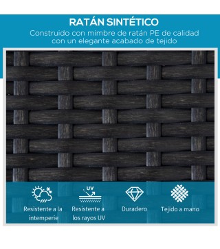 Tumbona de Ratán
