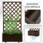 Jardinera con Enrejado Jardinera con Enrejado