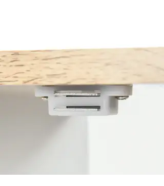 Mueble para Debajo del Lavabo Armario de Suelo para Baño de Madera Estilo Moderno 60x30x60 cm Blanco