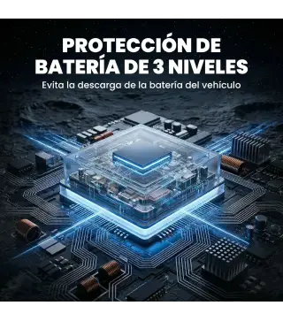 Nevera Portátil Eléctrica 49L con Compresor Doble Zona Control por App Ruedas Asa Telescópica -20℃ a 20℃ y Puerto USB