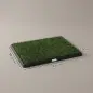 Inodoro para Perros con Césped Artificial 63x50,5 cm Bandeja Sanitaria para Perros para Entrenamiento con Drenaje Verde