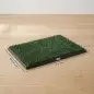 Inodoro para Perros con Césped Artificial 76x50,5 cm Bandeja Sanitaria para Perros para Entrenamiento con Drenaje Verde