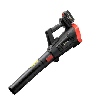 Soplador de Hojas Sin Cable 18V con 2 Baterías de 4.0Ah y Cargador Motor sin Escobillas 600W 3 Velocidades Negro