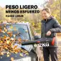 Soplador de Hojas Sin Cable 18V con 2 Baterías de 4.0Ah y Cargador Motor sin Escobillas 600W 3 Velocidades Negro