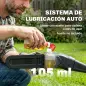 Motosierra Eléctrica Extensible 1,94-2,56 m con 2 baterías 4,0 Ah Cargador Doble Bloqueo Lubricación Automática