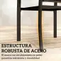 Conjunto de Mesa y Sillas de Terraza Exterior 3 Piezas con 2 Sillas de Textilene Mesa de Vidrio Templado Gris Claro