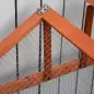 Jaula para Conejos Grande Casa para Animales Pequeños Conejera Exterior de Madera 180x90x48 cm Natural