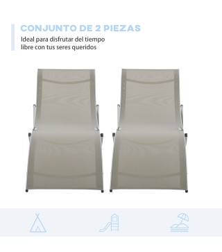 Conjunto de Tumbonas