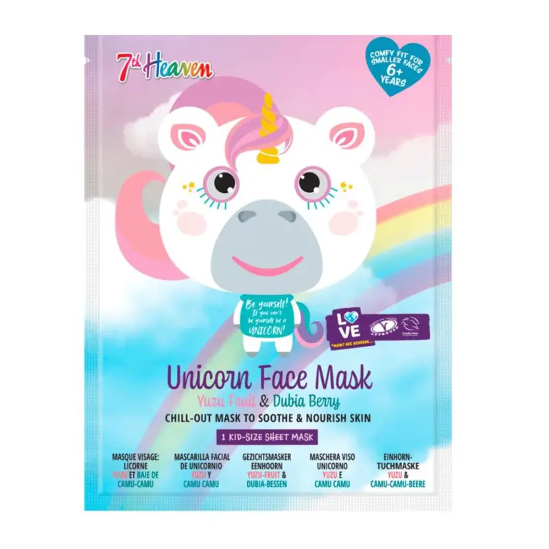 7th Heaven KIDS UNICORN MASCARILLA FACIAL 1UN