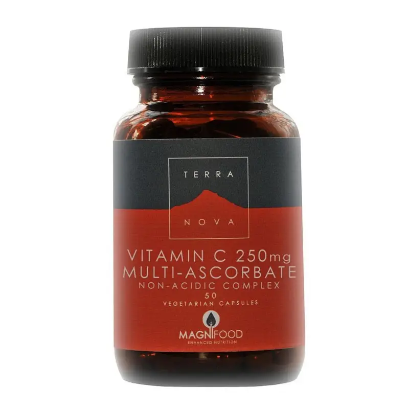 TERRA NOVA VITAMIN-C MULTI-ASCORBATE COMPLEMENTO ALIMENTICIO 50 CAPSULAS 50UN