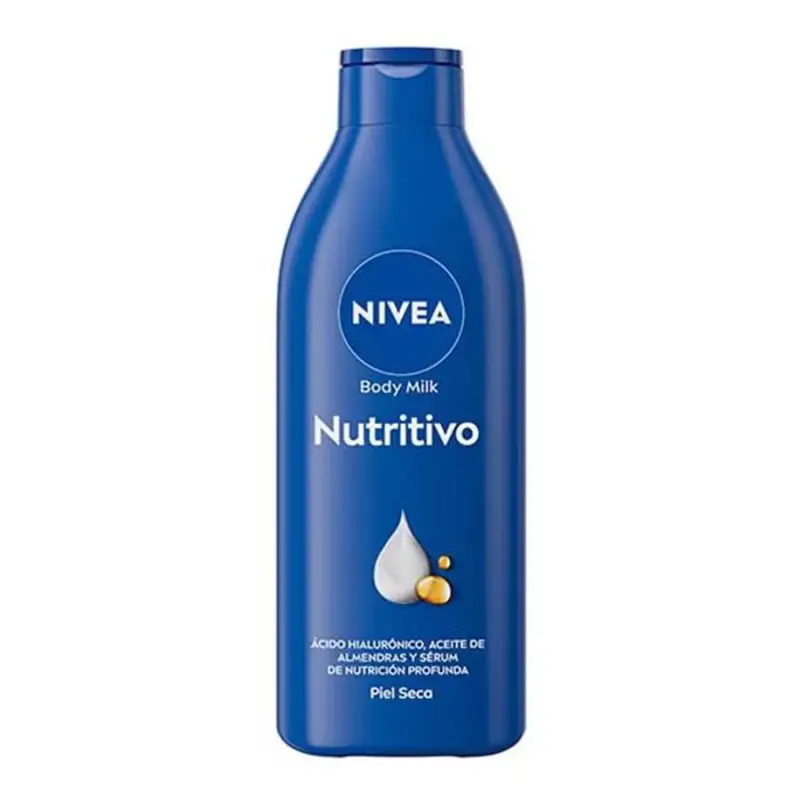 NIVEA NUTRITIVO ACIDO HYALURONICO Y ACEITE BODY MILK PIEL SECA 400ML