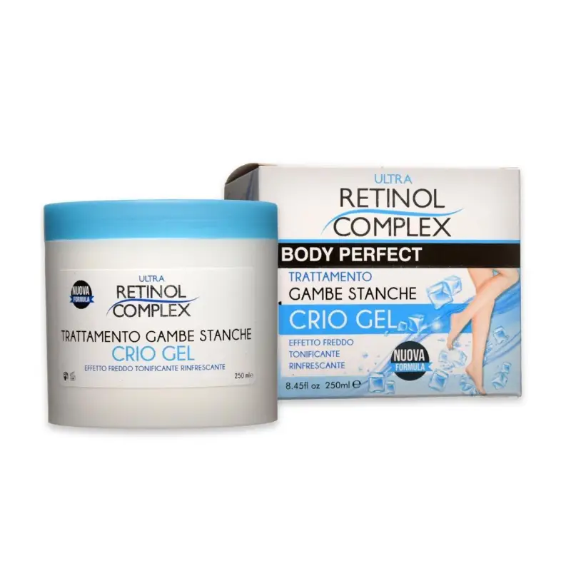 ULTRA RETINOL COMPLEX BODY PERFECT TRATAMIENTO DE PIERNAS CRIO-GEL TONIFICANTE 250ML