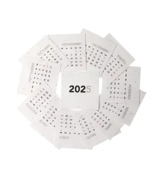 Calendario Sobremesa Semilla