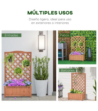 Jardinera con Enrejado