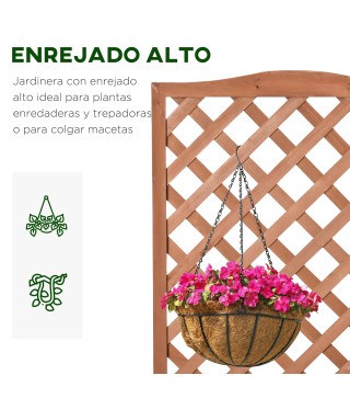 Jardinera con Enrejado