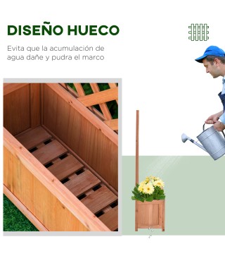 Jardinera con Enrejado