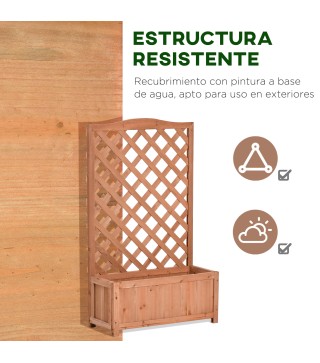 Jardinera con Enrejado