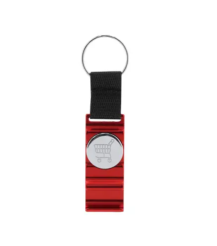 Llavero Moneda Soporte