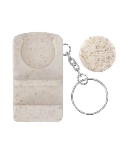 Llavero Moneda Soporte