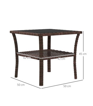 Mesa de Ratán