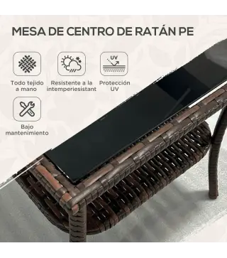 Mesa de Ratán