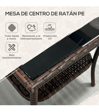 Mesa de Ratán