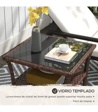 Mesa de Ratán