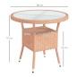 Mesa de Ratán Mesa de Ratán