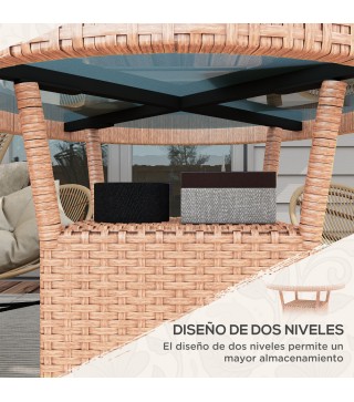 Mesa de Ratán
