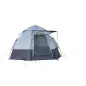 Tienda de Camping para 2-3 Personas con 2 Puertas Impermeable Anti-UV Palanca Automática 260x260x150 cm Negro y Gris