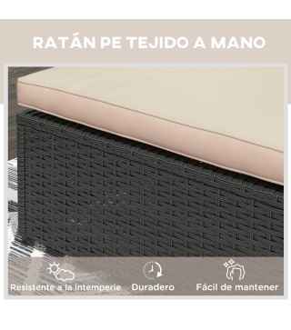 Tumbona de Ratán