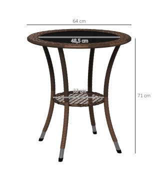 Mesa de Ratán