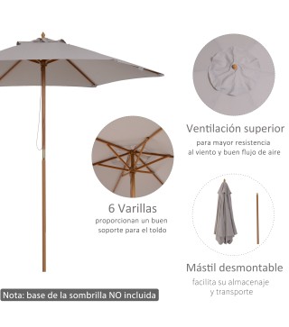 Sombrilla de Jardín