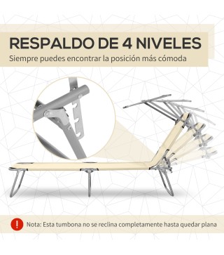 Tumbona Plegable