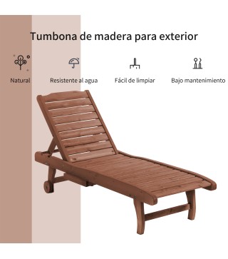 Tumbona de Madera