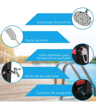 Ducha Solar Exterior
